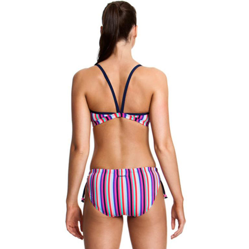 Funkita - Colour Love - Ladies Tie Detail Brief - Aqua Swim Supplies