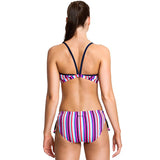 Funkita - Colour Love - Ladies Tie Detail Brief - Aqua Swim Supplies
