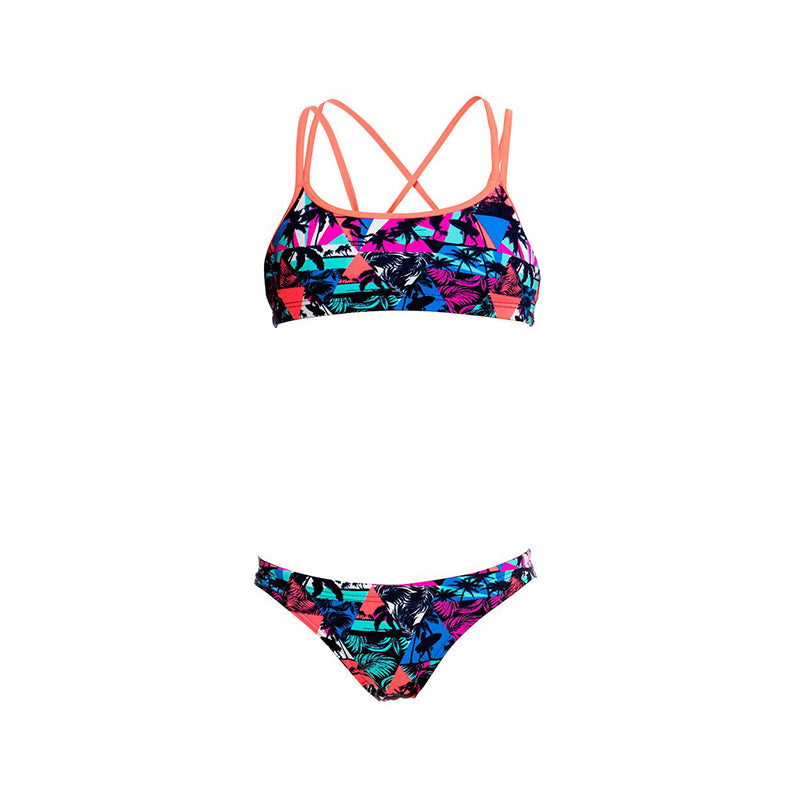 Funkita - Beach Dreams - Girls Criss Cross Two Piece