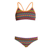 Funkita - Colour Cubes - Girls Racerback Two Piece