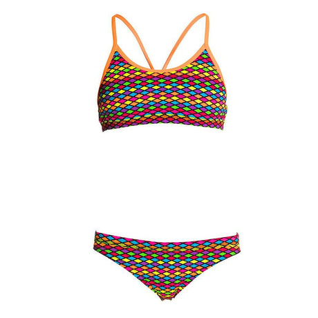 Funkita - Colour Cubes - Girls Racerback Two Piece