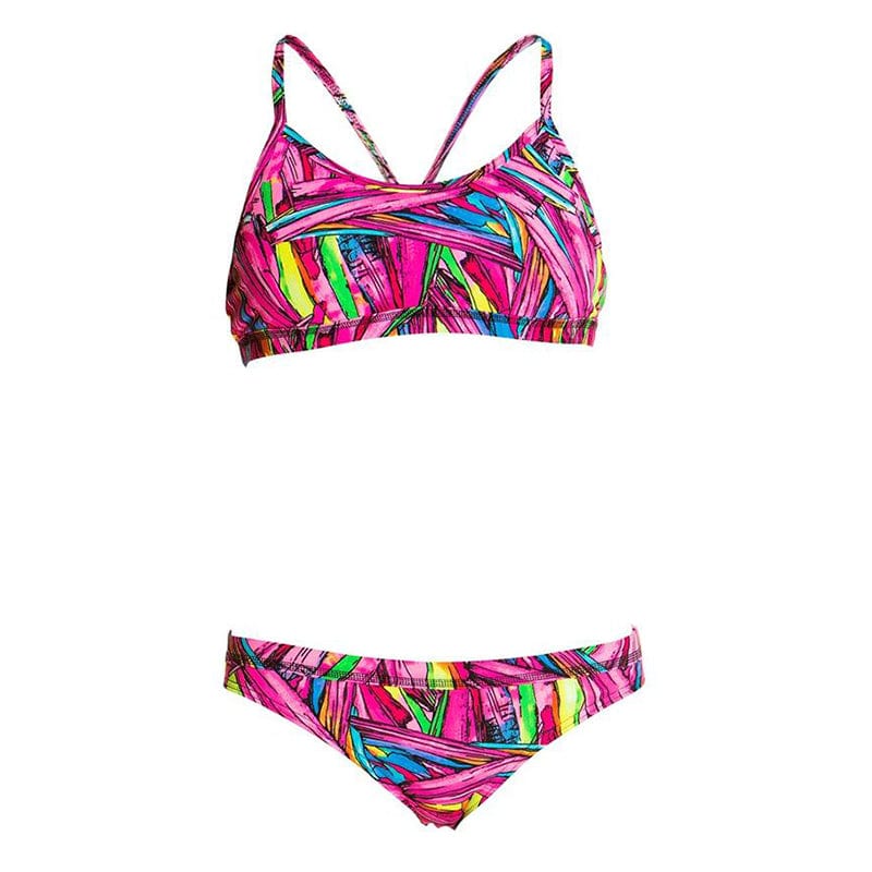 Funkita - Crystal Clash - Girls Racerback Two Piece