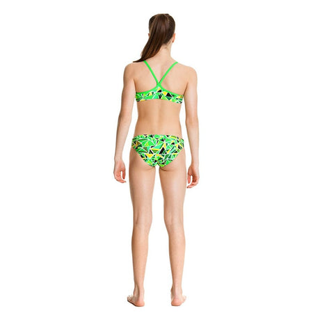 Funkita - Fluro Fracture - Girls Racerback Two Piece