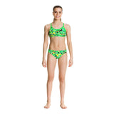 Funkita - Fluro Fracture - Girls Racerback Two Piece