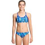 Funkita - Hail Storm - Girls Racerback Two Piece