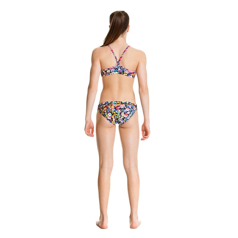Funkita - Painted Petals - Girls Racerback Two Piece