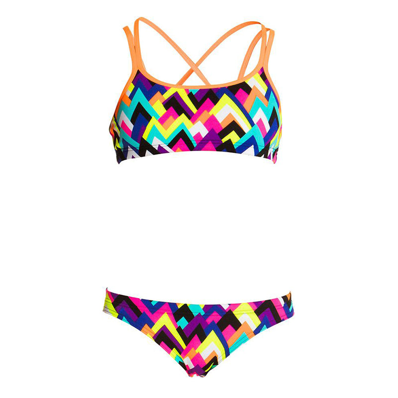 Funkita - Tip Top - Girls Criss Cross Back Two Piece