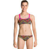 Funkita - Wild Fire - Girls Criss Cross Back Two Piece