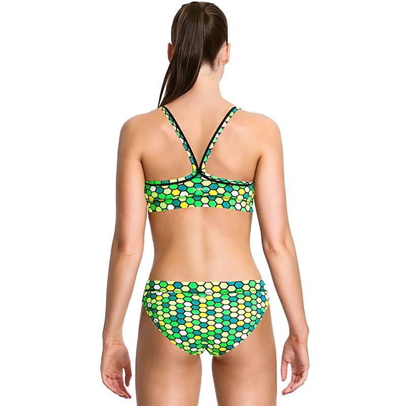Funkita - Golden Honeycomb - Ladies Sports brief