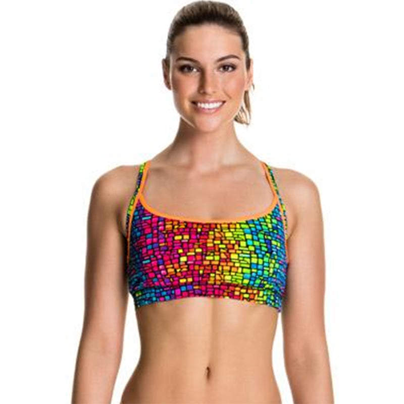 Funkita - Mosaic Magic - Ladies Bikini Sports Top