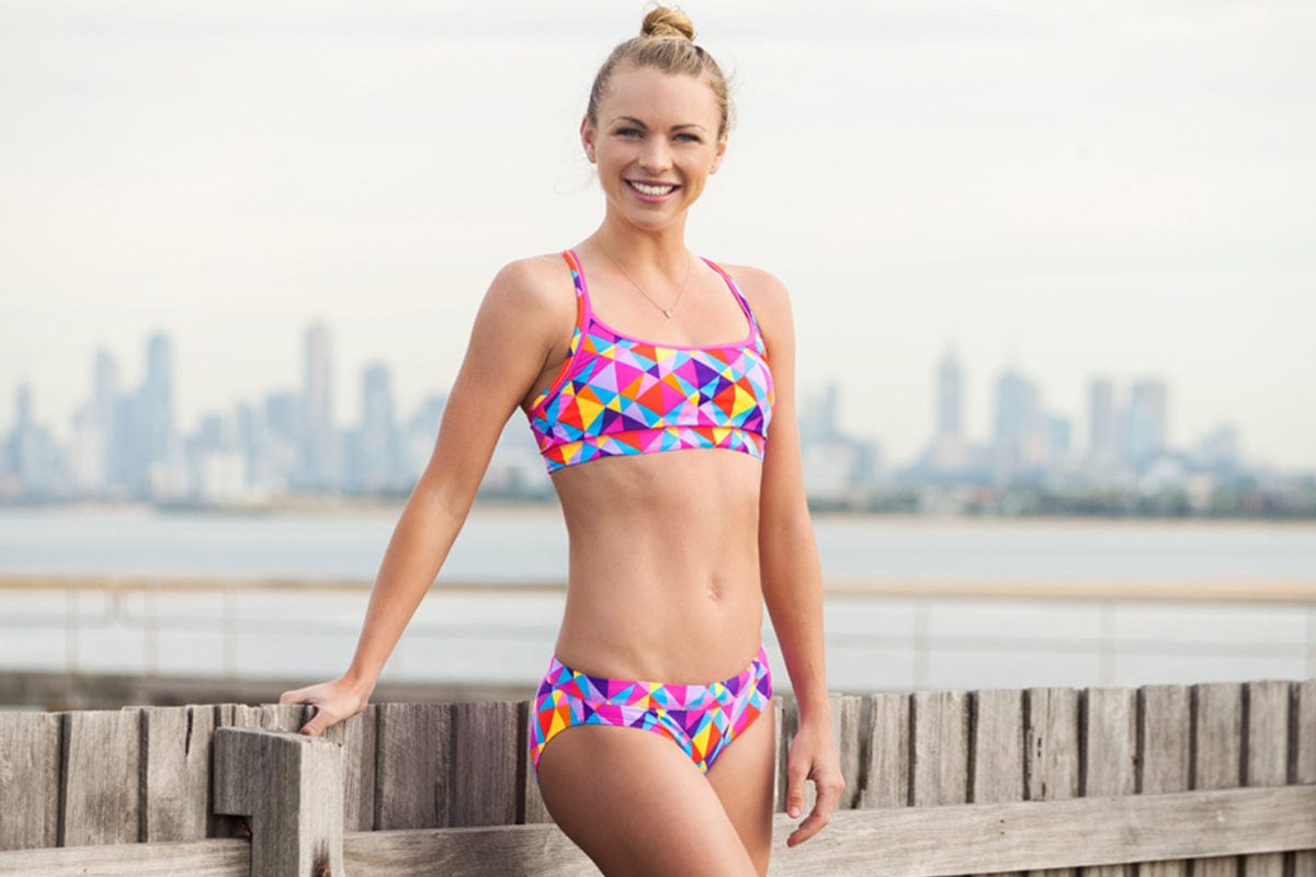 Funkita - Prism Collision - Ladies Sports Bikini Brief
