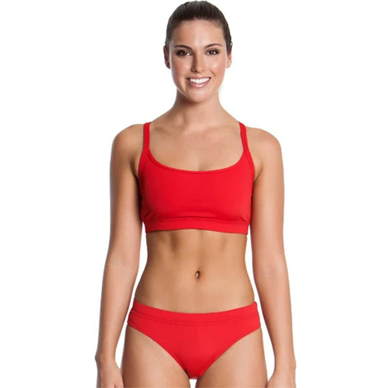 Funkita - Still Red - Ladies Sports Bikini Top