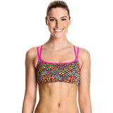 Funkita - Wild Fire - Ladies Bikini Criss Cross Top