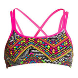 Funkita - Wild Fire - Ladies Bikini Criss Cross Top