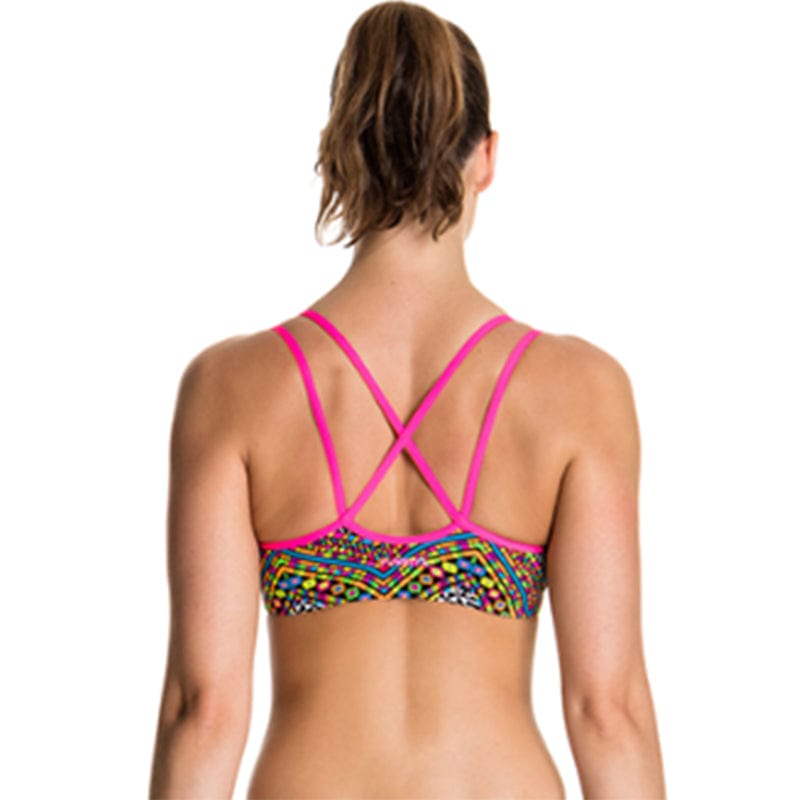 Funkita - Wild Fire - Ladies Bikini Criss Cross Top