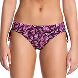 Funkita - Pink Flutterby - Ladies Tie Detail Brief - Aqua Swim Supplies