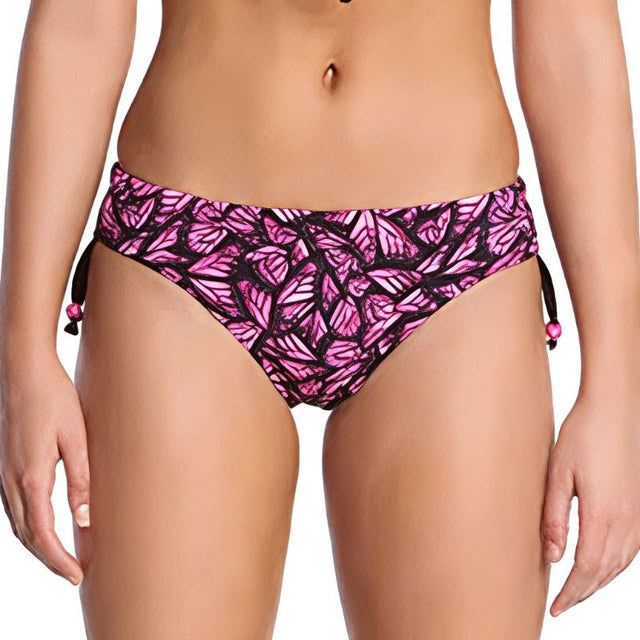 Funkita - Pink Flutterby - Ladies Tie Detail Brief - Aqua Swim Supplies