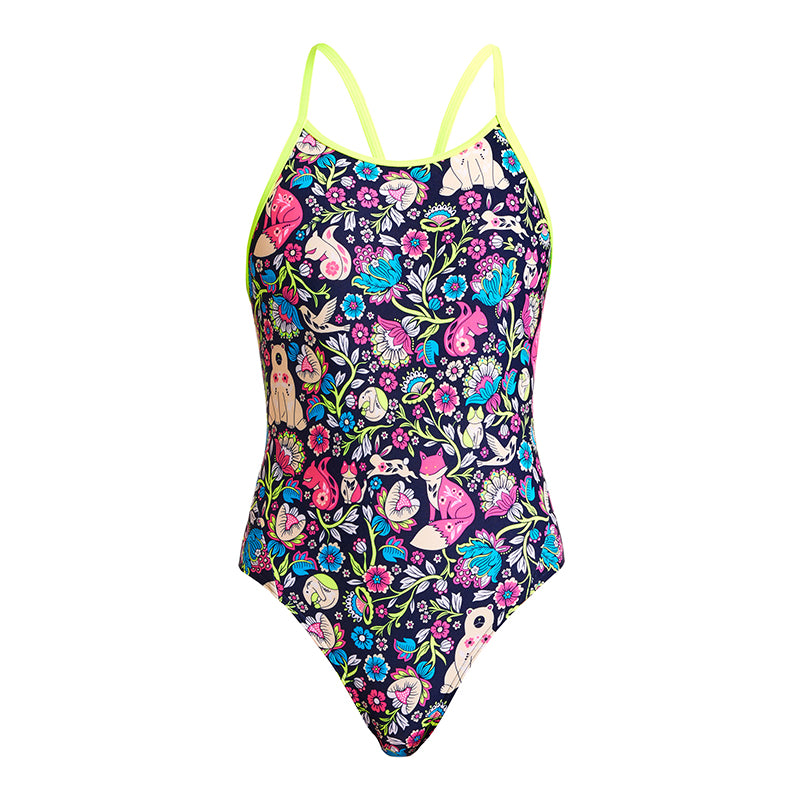 Funkita - Birds and Bees - Girls Diamond Back One Piece