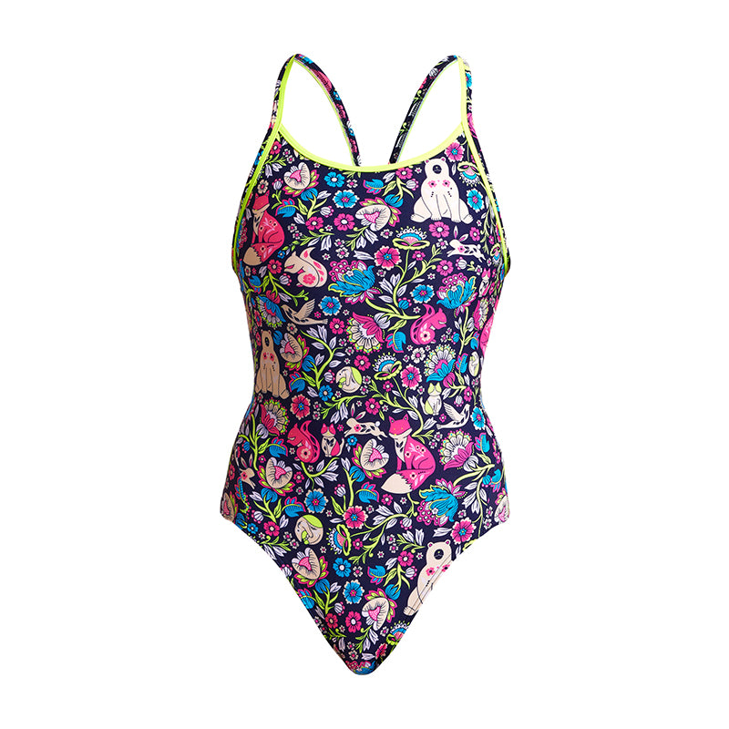 Funkita - Birds and Bees - Ladies Diamond Back One Piece