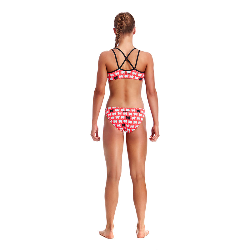 Funkita - Black Sheep - Girls Criss Cross Two Piece