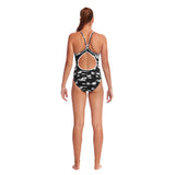 Funkita - Black Swan - Ladies Diamond Back One Piece