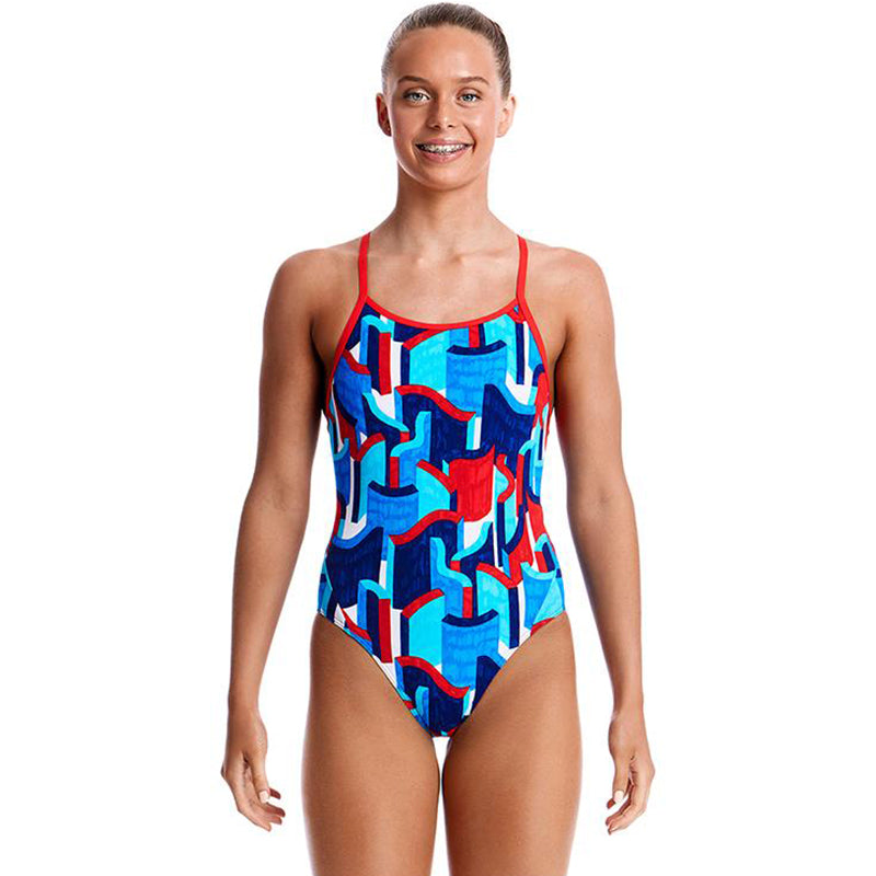 Funkita - Block Rock - Girls Diamond Back One Piece