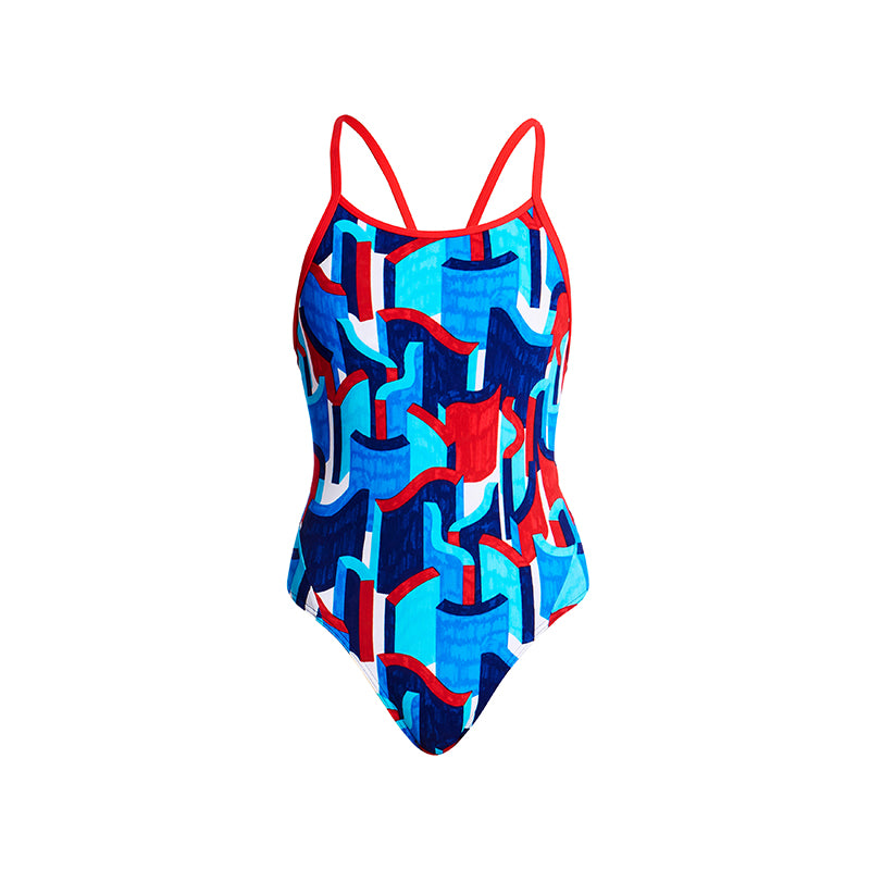Funkita - Block Rock - Girls Diamond Back One Piece