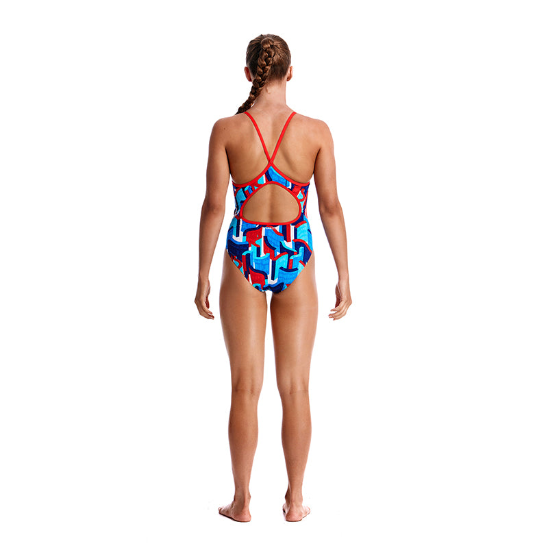 Funkita - Block Rock - Girls Diamond Back One Piece