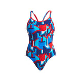 Funkita - Block Rock - Ladies Diamond Back One Piece