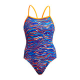 Funkita - Blow Wave - Ladies Eco Single Strap One Piece