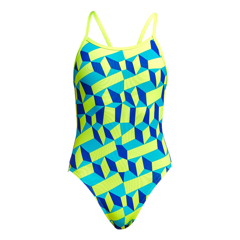 Funkita - Blue Blockers - Girls Single Strap One Piece