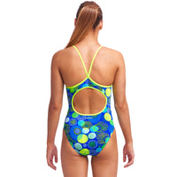 Funkita - Blue Bottle - Girls Diamond Back One Piece