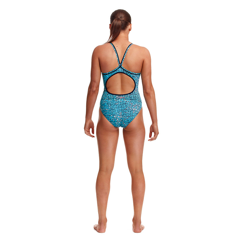 Funkita - Blue Stone - Ladies Diamond Back One Piece