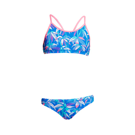 Funkita - BooBam Blue - Girls Racerback Two Piece