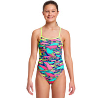 Funkita - Bright Bergs - Girls Eco Single Strap One Piece