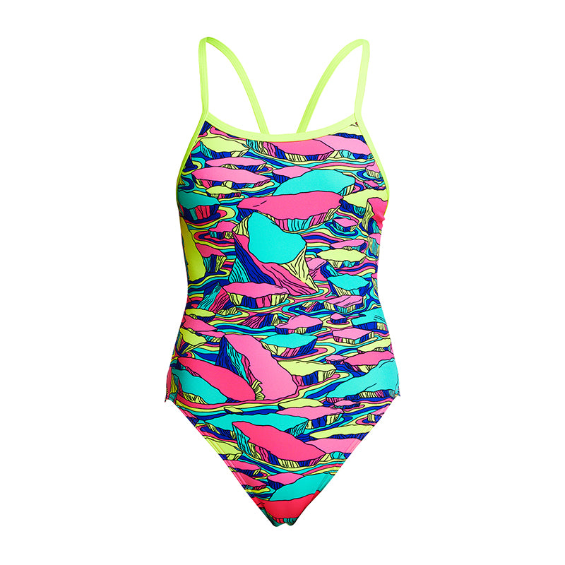 Funkita - Bright Bergs - Girls Eco Single Strap One Piece
