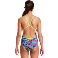 Funkita - Bright Bergs - Girls Eco Single Strap One Piece
