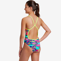 Funkita - Bright Bergs - Girls Eco Single Strap One Piece
