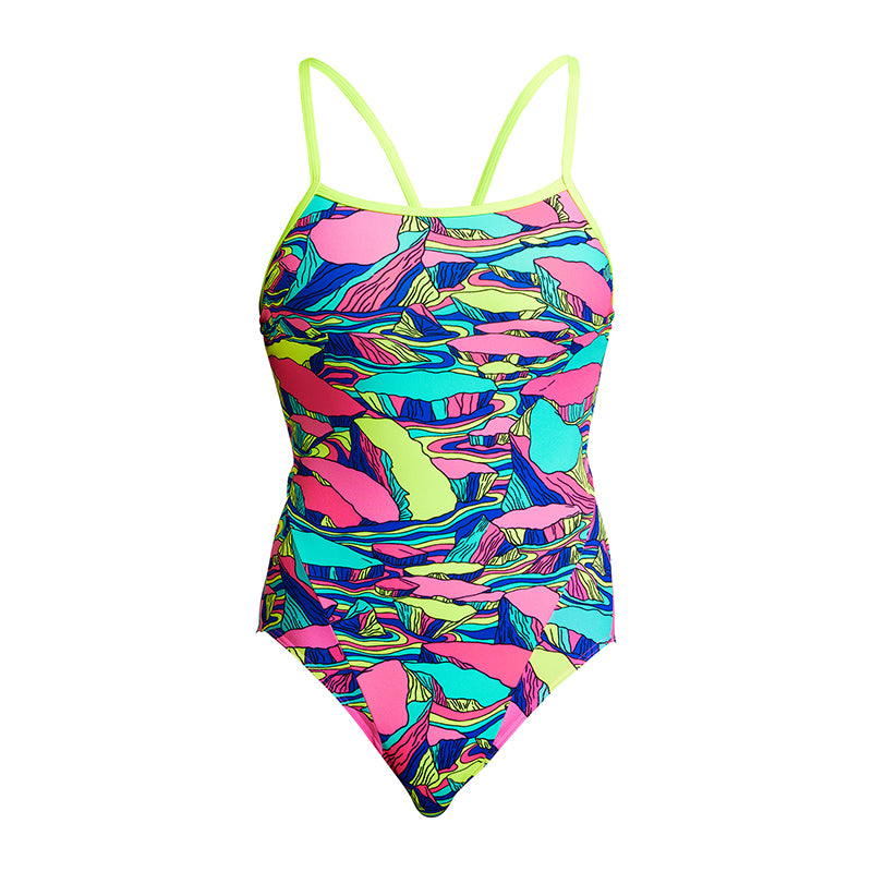 Funkita - Bright Bergs - Ladies Eco Single Strap One Piece