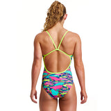 Funkita - Bright Bergs - Ladies Eco Single Strap One Piece