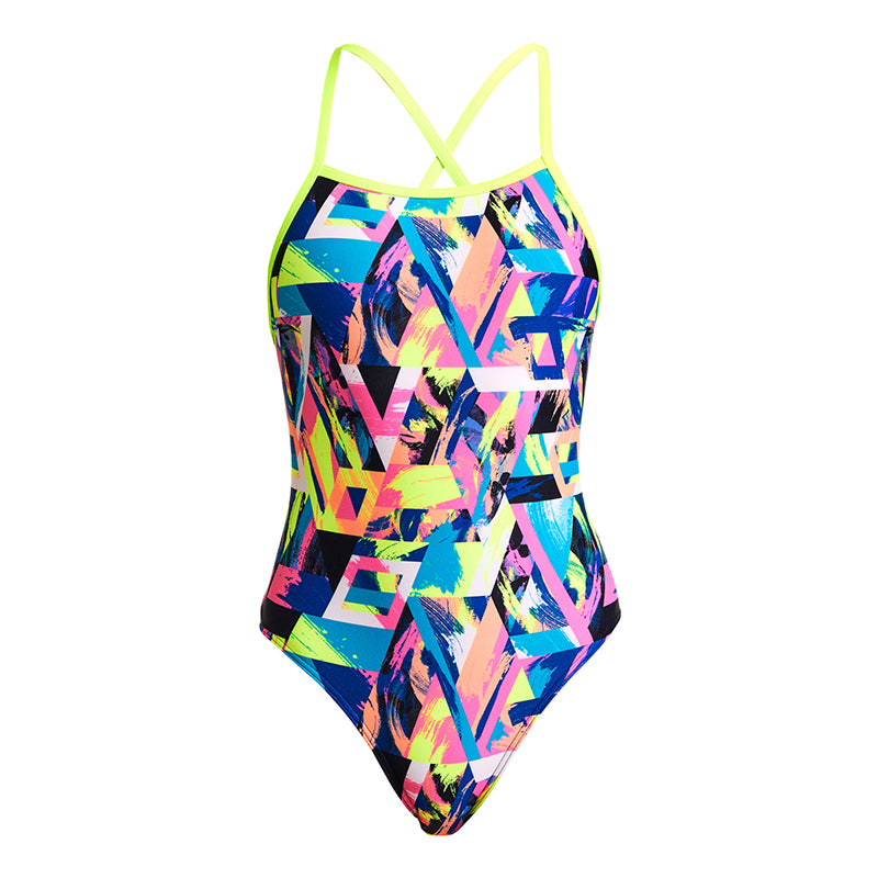 Funkita - Brush Cuts - Girls Single Strap One Piece