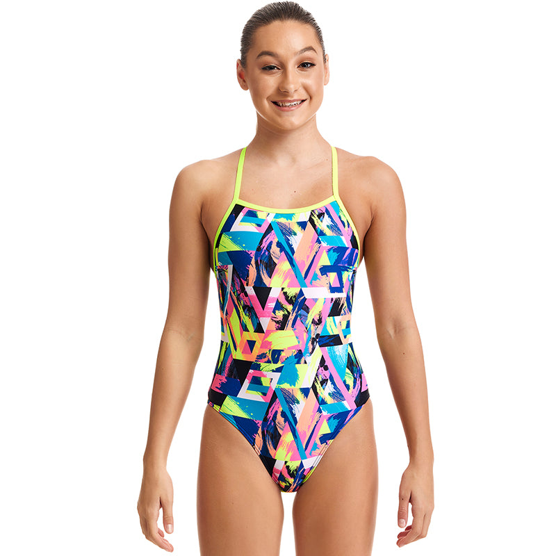 Funkita - Brush Cuts - Girls Single Strap One Piece