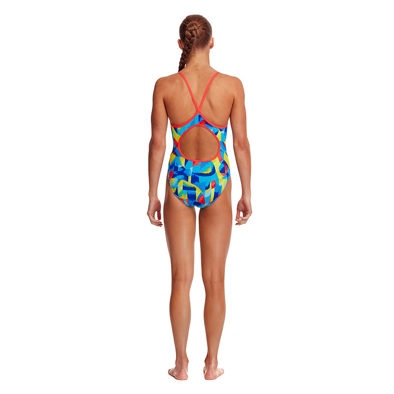 Funkita - Brushed Up - Girls Diamond Back One Piece