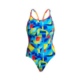 Funkita - Brushed Up - Ladies Diamond Back One Piece