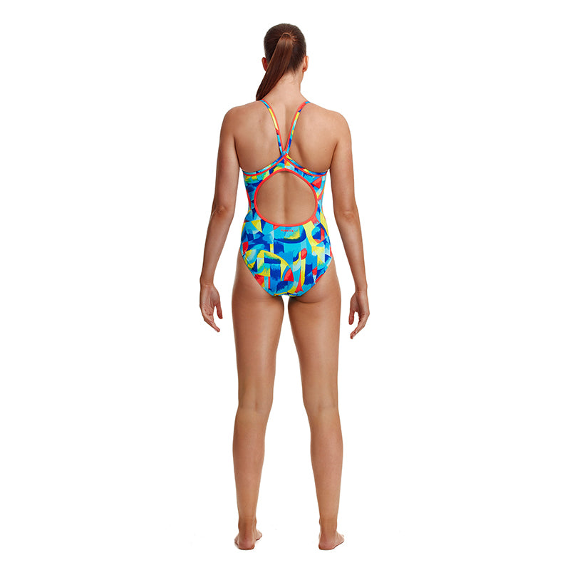 Funkita - Brushed Up - Ladies Diamond Back One Piece