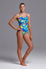 Funkita - Brushed Up - Ladies Diamond Back One Piece