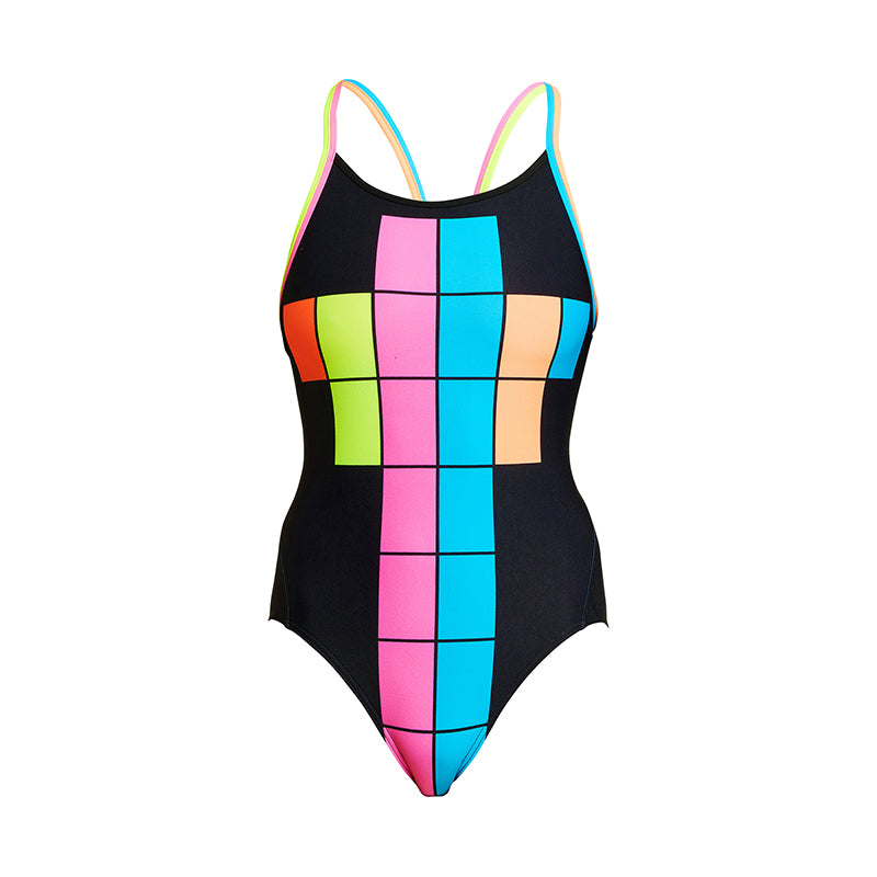 Funkita - Building Blocks - Ladies Diamond Back One Piece