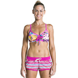 Funkita - Chelsea Stripe - Ladies Beachwear Beachshort - Aqua Swim Supplies