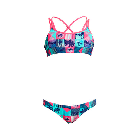 Funkita - Club Tropicana - Girls Criss Cross Two Piece