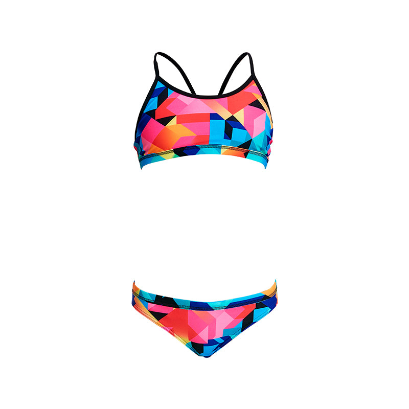 Funkita - Colour Burst - Girls Racerback Two Piece